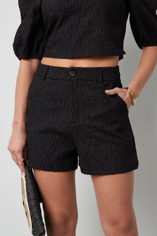 Zebra print shorts