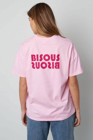 Bisous t-shirt zwart