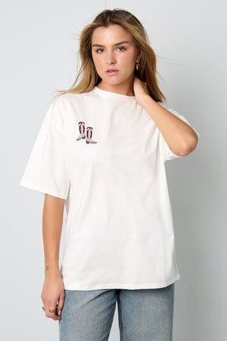 Cowboy boots t-shirt