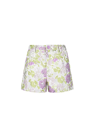 Jacquard floral short