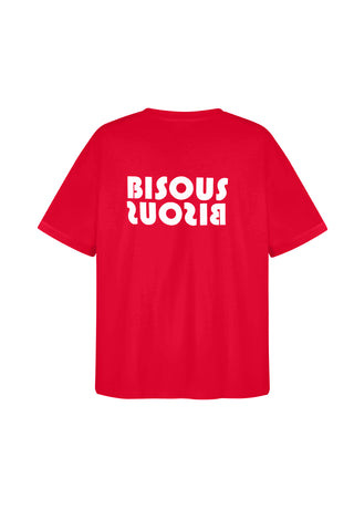 Bisous t-shirt red