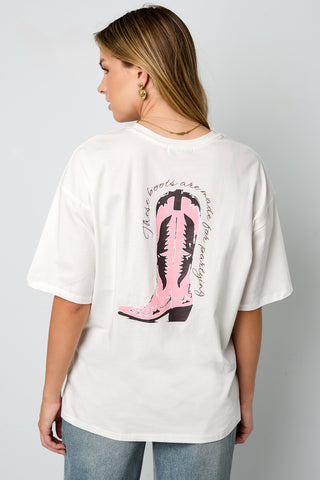 Cowboy boots t-shirt