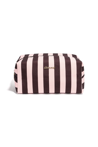 Make-up tasjes met strepen, eenvoudig, polyester, dagelijkse accessoires