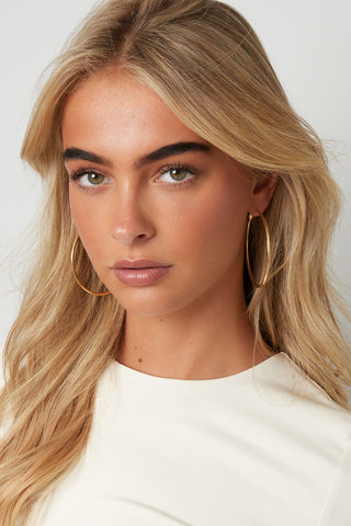 Hoop earrings L