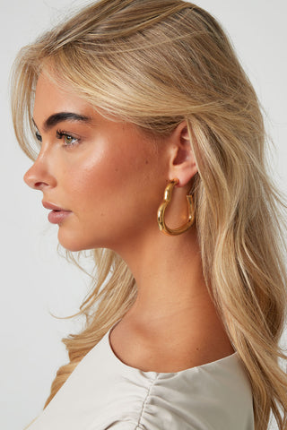 Big heart earrings