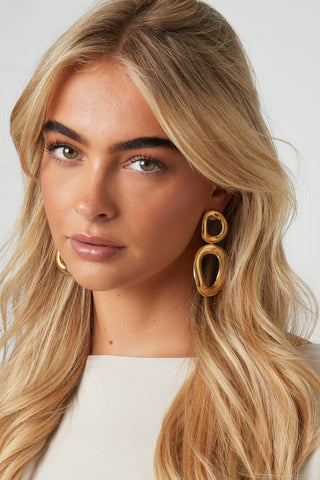Gold rush earrings