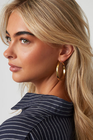 Circle crush earrings