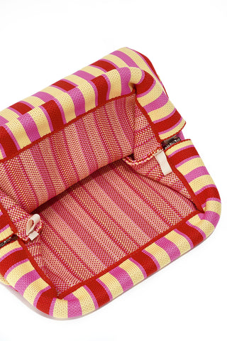 Crossbodytassen met strepen van polyester. Accessoires.