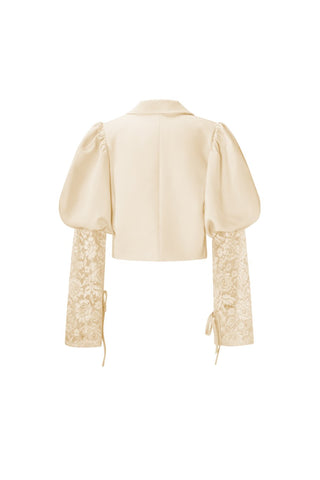 Blazer lace sleeves