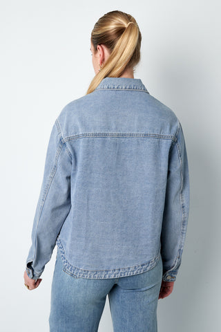 Gimme denim blouse