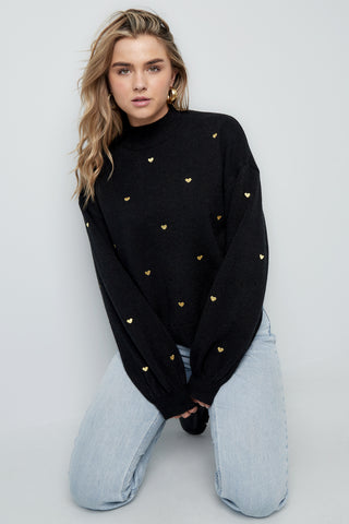 Acryl Gebreide Trui Casual Hart Patroon Herfst/Winter