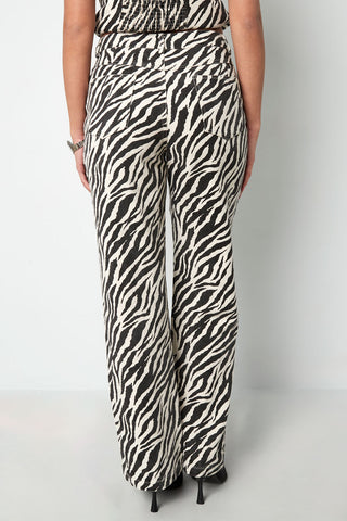 Zebra print pants