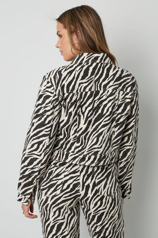 Zebra print jackets