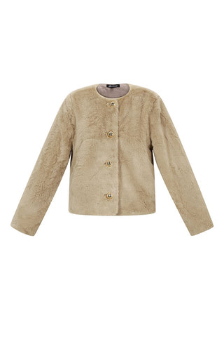 Soft luxe jas