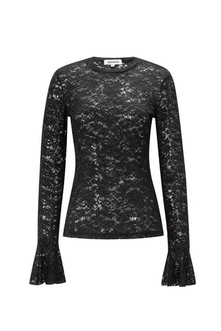 Lace shirt longsleeve