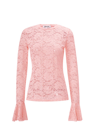 Lace shirt longsleeve