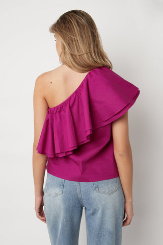 Sunset ruffle top