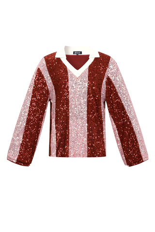 Glitter game day top