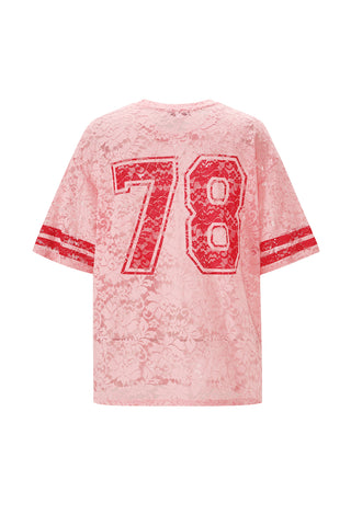 Lace jersey t-shirts