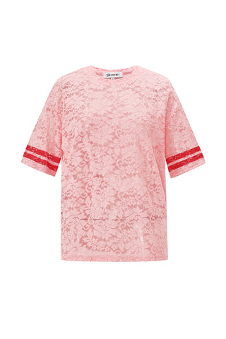Lace jersey t-shirts