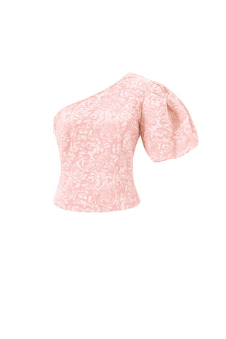 Roses one shoulder top