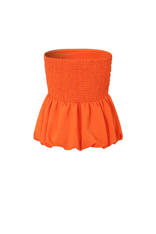 Orange rush top
