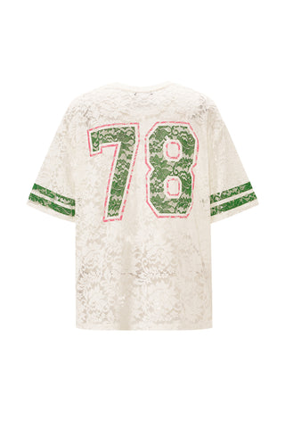 Lace jersey t-shirts