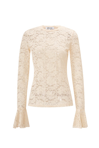 Lace shirt longsleeve