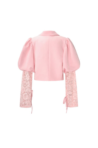 Blazer lace sleeves