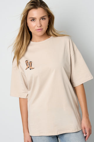 Cowboy boots t-shirt