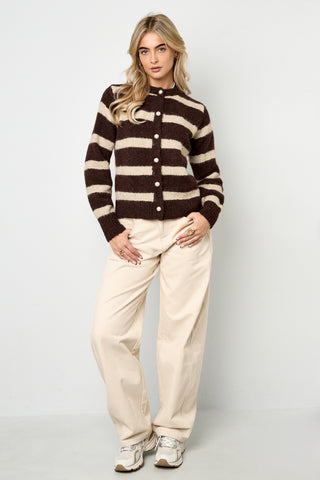 Candy stripe cardigan