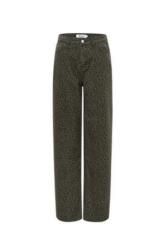 Catch me panterprint jeans