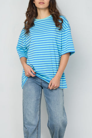 Striped mood t-shirt