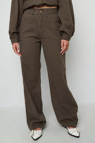 Brown crush jeans