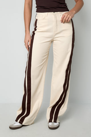 Island stripe jeans