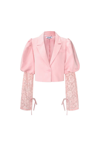 Blazer lace sleeves