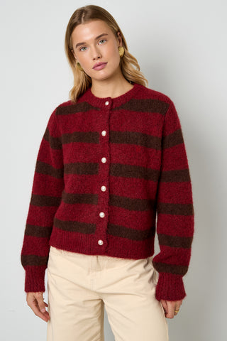 Candy stripe cardigan