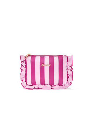 Make-up tasjes met strepen, eenvoudig, polyester, dagelijkse accessoires
