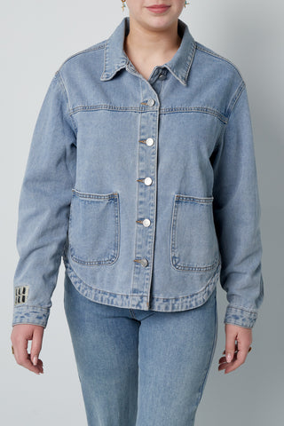 Gimme denim blouse