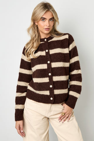 Candy stripe cardigan