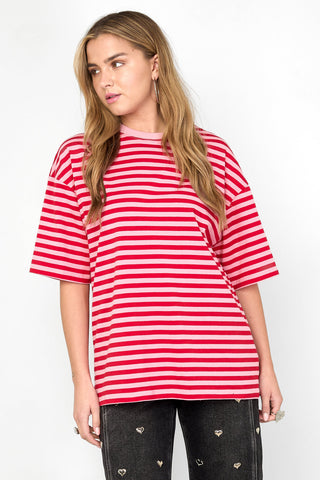Striped mood t-shirt