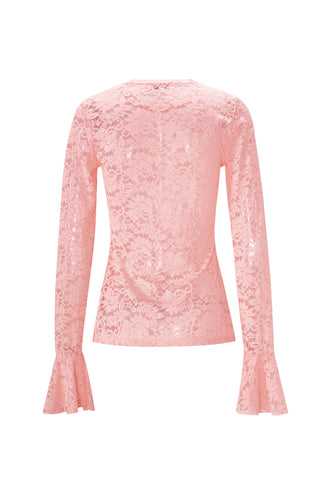 Lace shirt longsleeve