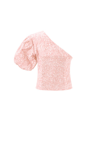 Roses one shoulder top