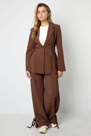 Tie me up blazer