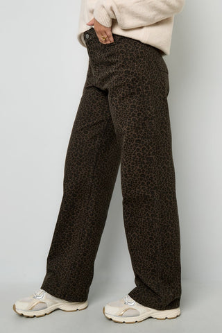 Catch me panterprint jeans