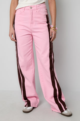 Island stripe jeans