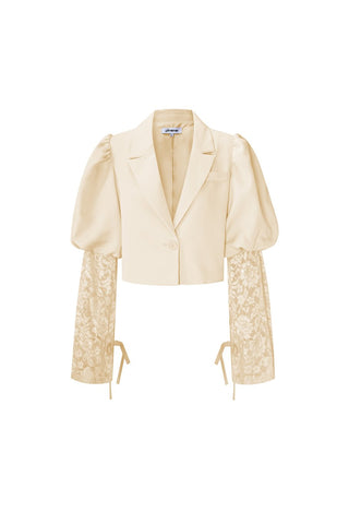 Blazer lace sleeves