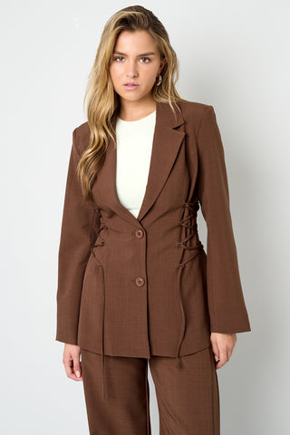 Tie me up blazer