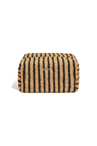 Make-up tasjes met strepen, eenvoudig, polyester, dagelijkse accessoires