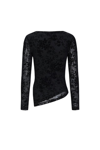 Noir flower top